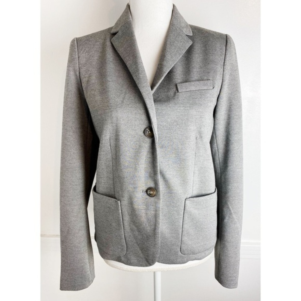 Gap • Light Grey Academy Button Up Blazer